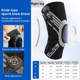ZOLAA Adjustable Knob Knee Brace with Spring Support