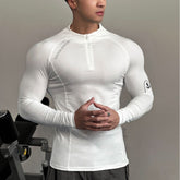 ZOLAA Tech Series Multi-Sport Pro Compression Long Sleeve Shirt