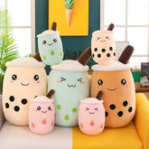 ZOLAA Jumbo 70cm Sweet Boba Milk Tea Ultra-Soft Plush Toy