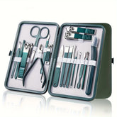 ZOLAA Stainless Steel Manicure & Pedicure Set Nail Clipper Set with Travel Case