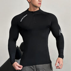 ZOLAA Tech Series Multi-Sport Pro Compression Long Sleeve Shirt