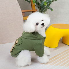 ZOLAA Urban Street casual Two-Legged Knit Pet Sweater