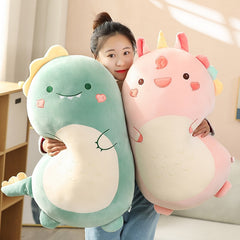 ZOLAA Kawaii Squish Buddy Ultra-Soft Animal Plush Cushion Pillow