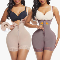 ZOLAA SculptLuxe All-In-One Double Elastic Mesh Shapewear