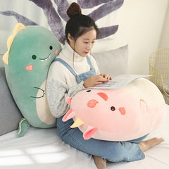 ZOLAA Kawaii Squish Buddy Ultra-Soft Animal Plush Cushion Pillow