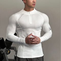 ZOLAA Tech Series Multi-Sport Pro Compression Long Sleeve Shirt