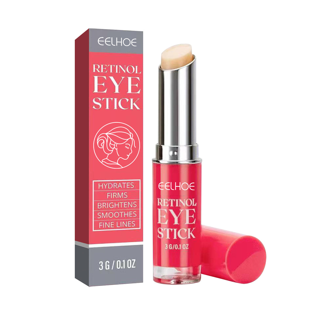 ZOLAA EELHOE Retinol Renewal Eye Cream Stick (Targeted Anti-Aging & Under-Eye Hydration)