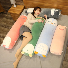 ZOLAA Cozy Critters Ultra-Soft Long Snuggle Pillow Plush