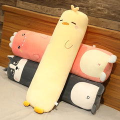 ZOLAA Cozy Critters Ultra-Soft Long Snuggle Pillow Plush