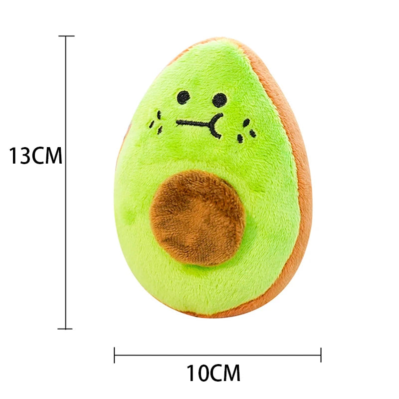 ZOLAA Avocado Kiwi Sound Teeth Grinding Toy