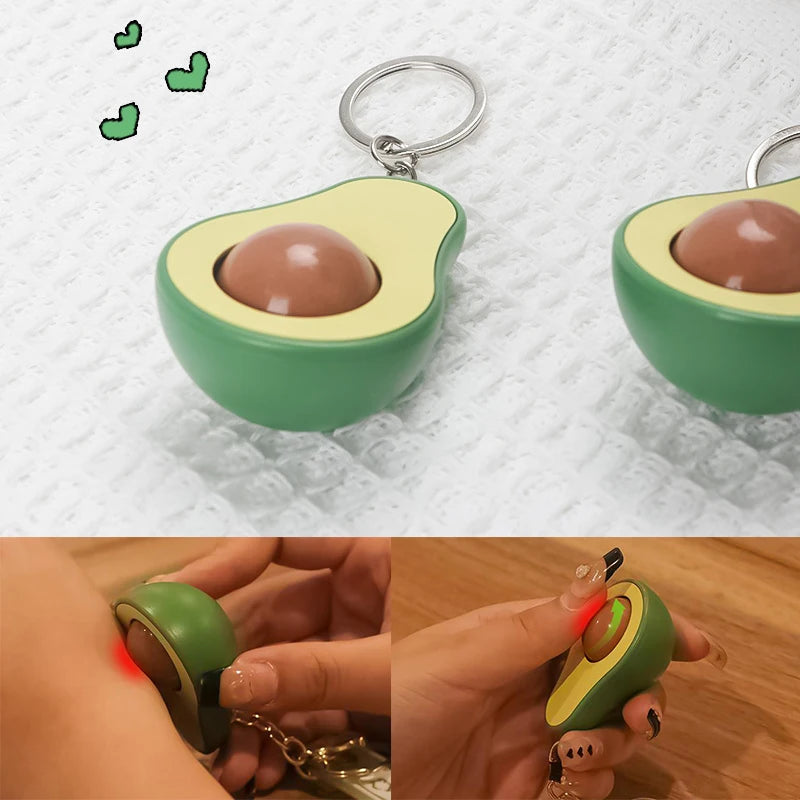 ZOLAA Avocado Massage Bead Keychain