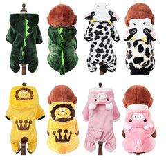 ZOLAA Winter Warm Pet Jumpsuit Pajama