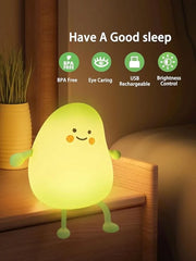 ZOLAA Avocado Bed Light Squeezing Toy