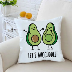 ZOLAA Funny Avocado Printed Pillowcase