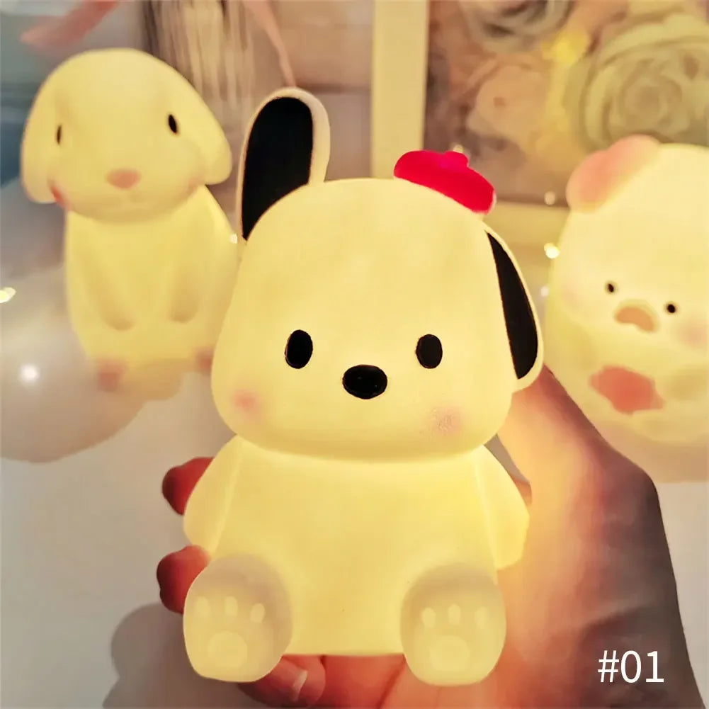ZOLAA Battery Powered Moonlight Cartoon Animal Lamps