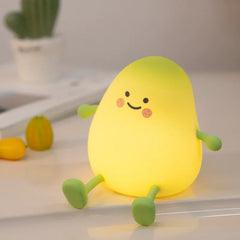 ZOLAA Avocado Bed Light Squeezing Toy