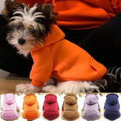ZOLAA Winter Dog Hoodies Sweatshirt Jacket for Small and Medium Dog