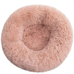 ZOLAA Round Shaped Super Soft Cat Bed Plush Dog House