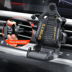 ZOLAA Racing seat Car Phone Holder Mount Stand