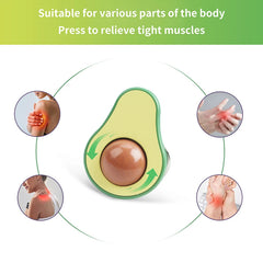 ZOLAA Avocado Massage Bead Keychain
