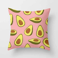 ZOLAA Premium Anthropomorphic Avocado Velvet-Soft Cushion Cover