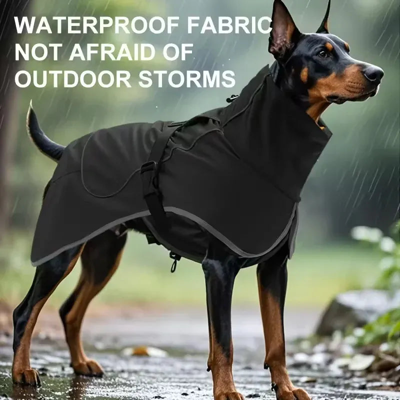 ZOLAA Outdoor Jacket with Reflective Strip for dog