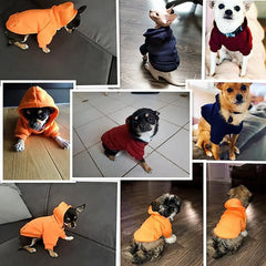 ZOLAA Winter Dog Hoodies Sweatshirt Jacket for Small and Medium Dog