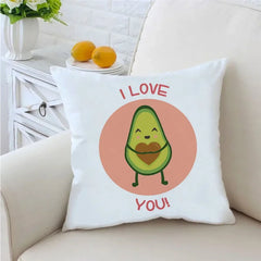 ZOLAA Funny Avocado Printed Pillowcase