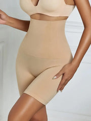ZOLAA CHICFAN SculptLuxe High-Waist Tummy Control & Butt Lifting Shapewear Shorts